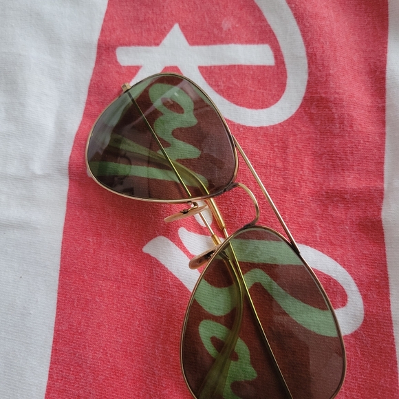 VINTAGE RAYBAN 12K GOLD FILLED AVIATOR USA KOREAN WAR ERA Top Gun - Picture 13 of 16